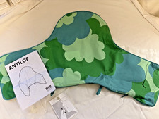 High Chair Cover for IKEA Antilop Chair, Cotton ,Zipper , Inflatable Cushion