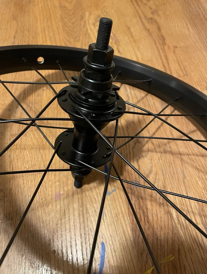 BMX Bile Rims Front and Back 16x20 Color Black Set - Image 3 of 4