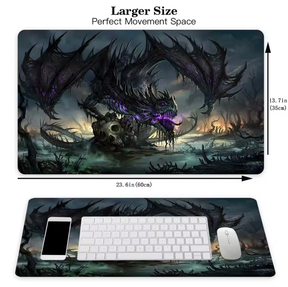 Epic Fantasy Realms Gaming Mouse Pad Large Desk Keyboard Mat Playmat Vary Styles - Image 2 of 4