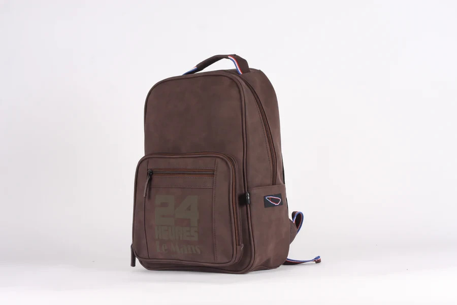 Sac à Dos 24H Marron pour vos Journées Actives - Style Nubuc et Protection PC