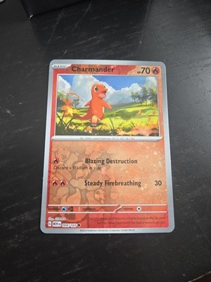 Charmander 004/165 Sv: Scarlet & Violet 151 (Cosmos Holo Promo)