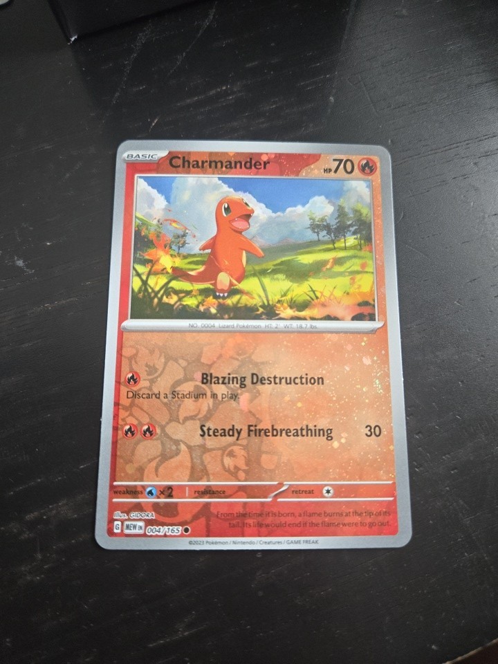 Charmander 004/165 Sv: Scarlet & Violet 151 (Cosmos Holo Promo)