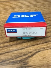 6206-2RS/C3 SKF Deep Groove Ball Bearing 30x62x16mm New