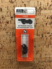 Micro-Trains Line N Scale 1000 Bettendorf Trucks W/ Couplers New QU-5