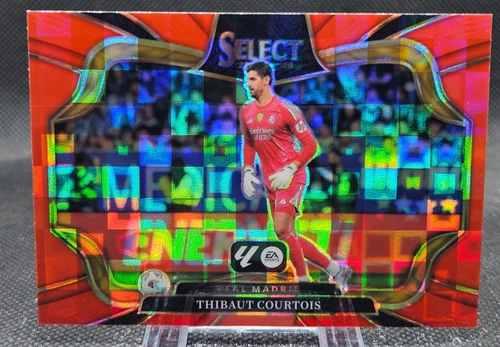 Thibaut Courtois 2025-26 Panini Select La Liga Field Level Red Pandora #244