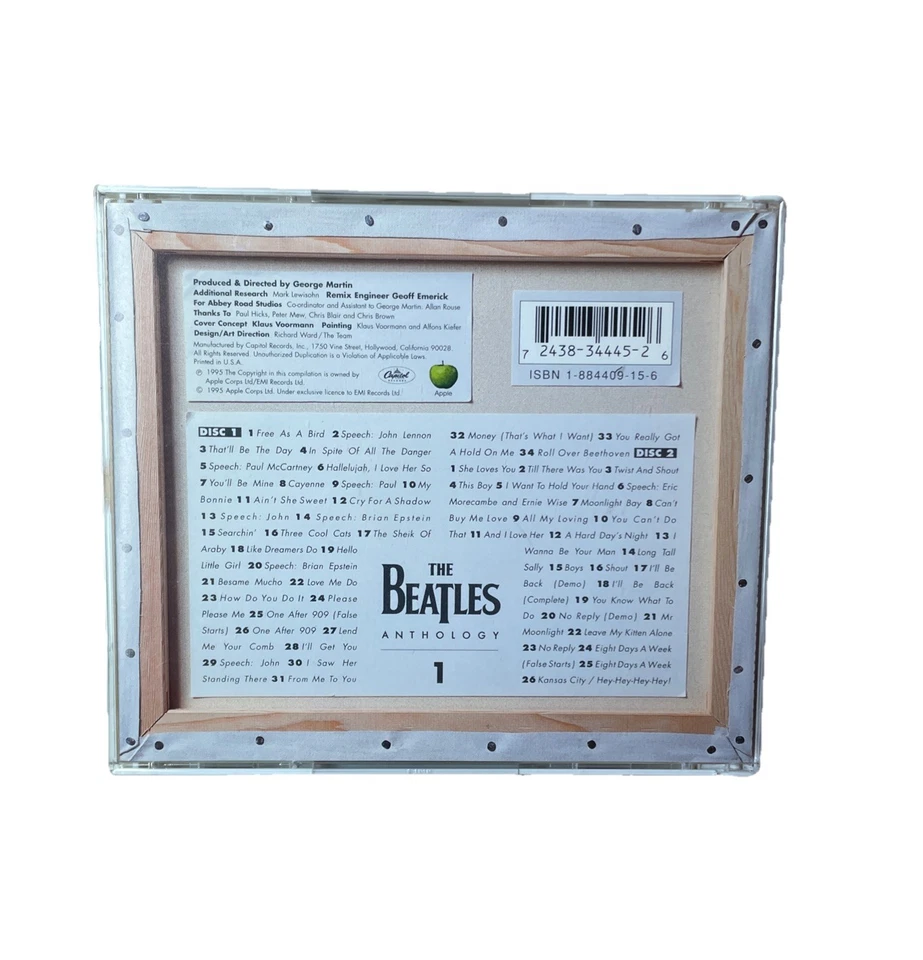 THE BEATLES Anthology 1  Big BOX 1995 CAPITOL RECORDS 2xCD VG+ - Image 4 of 4