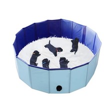 Blue 39x12 Inch Whelping Box For Dogs And Puppies Birthing Pool Pen Supply