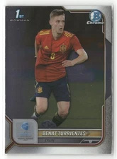 2022 Bowman Chrome Road to UEFA U21 Euros #111 Benat Turrientes