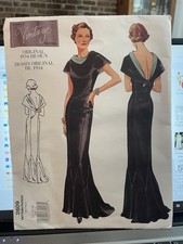 Vintage Vogue Original 1934 Design Gown #2609...