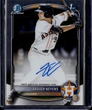 2025 Bowman Chrome Prospect Autographs Xavier Neyens Auto #CPA-XN