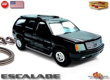 HTF KEY CHAIN TRIPLE BLACK CADILLAC ESCALADE TRUCK V8 GREAT GIFT