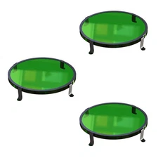 Color Filter 3 PCS Transparent Lenses 2 Inch Correction Lens for MR16 Bulbs L...