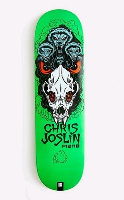 Plan B Chris Joslin Hades Full Dip Green Skateboard Deck 8.5 +