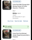 Funko NBA Chicago Bulls Lot Of 6 Michael Jordan Pops #56 #71 #74 #74 #100 #149