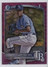 2025 Bowman Chrome Prospects Fuchsia Wave Refractor 24/199 Gary Gill Hill 1n41