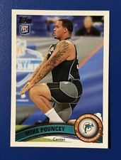 2011 Topps Football Mike Pouncey RC Miami Dolphins #169