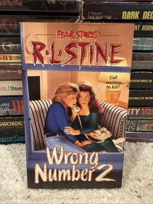 RL Stine Fear Street The Wrong Number 2 book series Vintage YA Horror 90s 