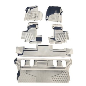2015 -2020 OEM GM YUKON floor liner tan mats Front Rear Middle Back