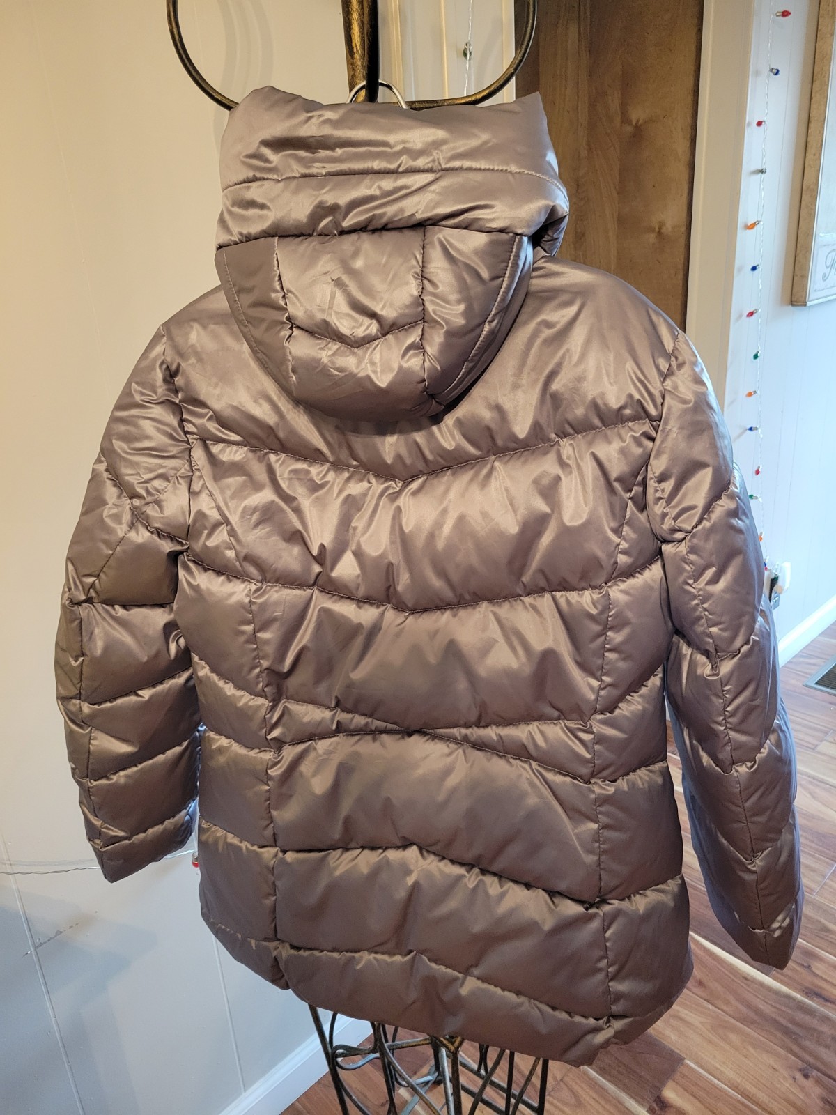 Silver Puffer Jacket - image 2