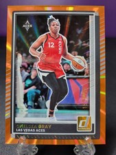 Chelsea Gray Orange Holo Card 2025 Panini WNBA Donruss Basketball Vegas Aces SP