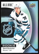 2023-24 Upper Deck Allure Black Rainbow Danil Gushchin Rookie San Jose Sharks