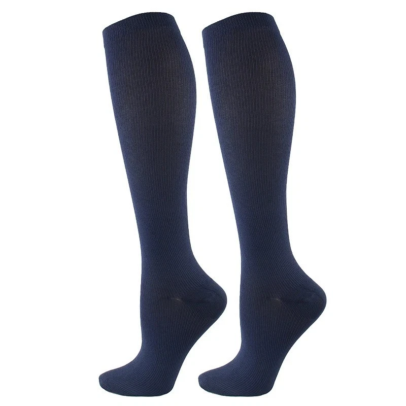 Compression Socks for Men Women Sports Running Travel Flight Varicose Vein Suprt - Image 4 of 4