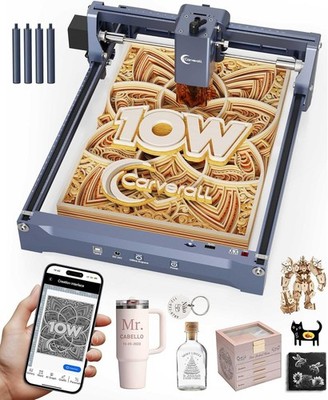 Carverall K15 Pro Laser Engraver 10W, 10000mW, Class 1 for Wood Metal Acrylic