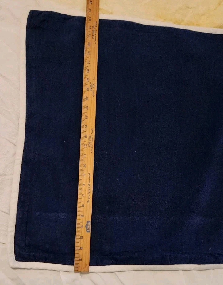 RALPH LAUREN "BRANFORD EURO SHAM CAPA LINHO 26"Q.1.5" FLANGE E ACABAMENTO BRANCO 3/4 - Imagem 4 de 4