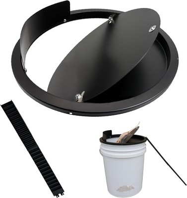 Bucket Lid Mouse Trap Metal 5 Gallon Bucket lid,Strong Metal Material That Ca...