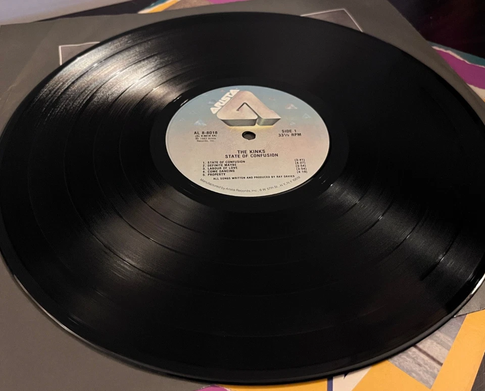 THE KINKS - State Of Confusion (Come Dancing) - 12" Vinyl Record LP - VG+ Foto 3 de 3