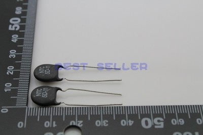 10pcs Rated Resistor at 25°C 5 Ohm NTC 5D-11 Thermistor Resistor YB