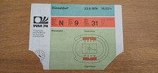 Ticket 1974 Sweden vs. Uruguay World Cup
