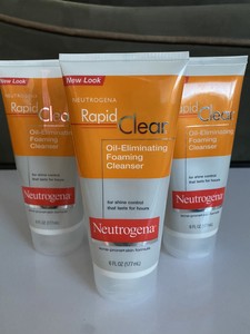 neutrogena rapid clear foaming cleanser