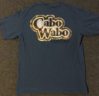 Vtg Cabo Wabo Cantina Shirt S San Lucas Mexico Diving Rocky Point Tequila 90s