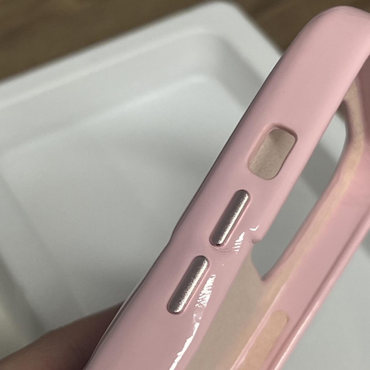 Urban Sophistication Puffer iPhone Case Pink Gloss iPhone 13 Pro