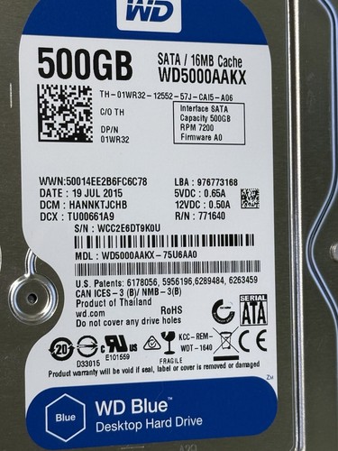Dell Optiplex 3020 replacement 500GB Hard Drive w\ Windows 7 Pro 64bit preloaded - Bild 2 von 4