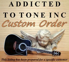 CUSTOM ORDER part request for / Takamine Bridge Pins / TP0950 Beige w/ Black Dot
