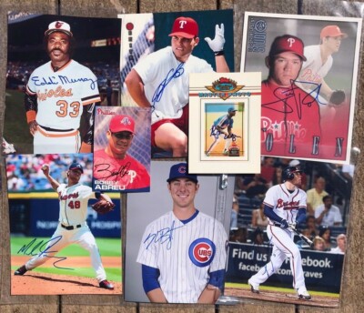 AUTO AUTOGRAPH AUTOGRAPHED SIGNED 8X10 4X6 PHOTO PICTURE TEAM POST CARD LG CARDS