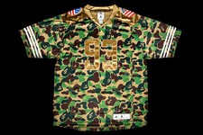 bape x adidas sb jersey green