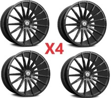 22 Asanti Abl14 Gloss Black Wheel Set Alloy Rims 15 Spokes Fits Ford Explorer
