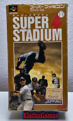SNES / Super Famicom Spiel - SUPER STADIUM  JAP Komplett  D213