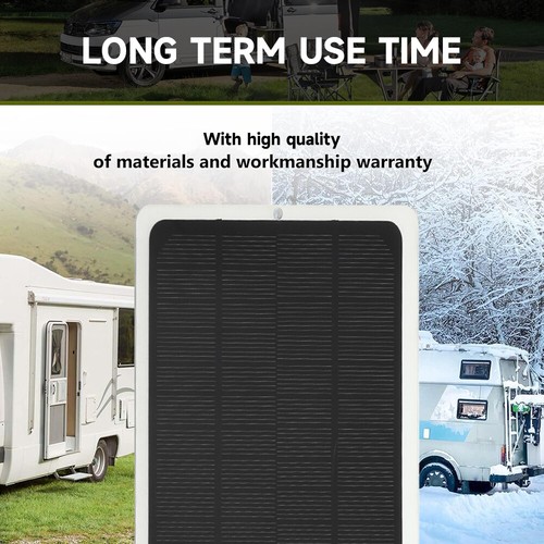 12V 20W Solar Panel Trickle Car Battery Charger Power Portable Waterproof Boat - Picture 11 of 14