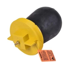Cherne 271758 Pneumatic Test Plug, 6 in, Black and Yellow
