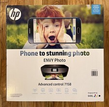 HP Envy Photo Advanced Control 7158 Wireless Inkjet Printer Copy/Scan New in Box