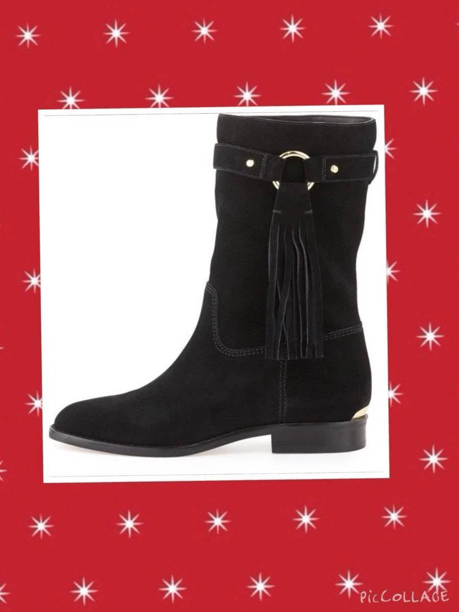 Michael kors fringe best sale boots
