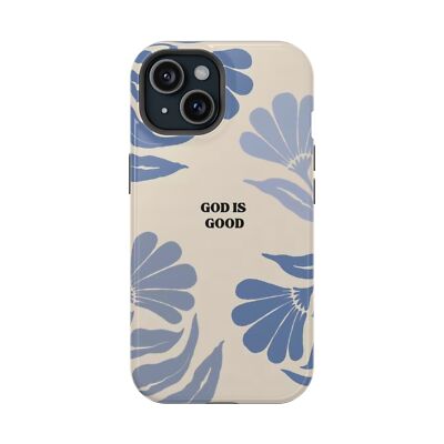 Floral Impact-Resistant Phone Case - God is Good, Gifts for Her, Durable [...]