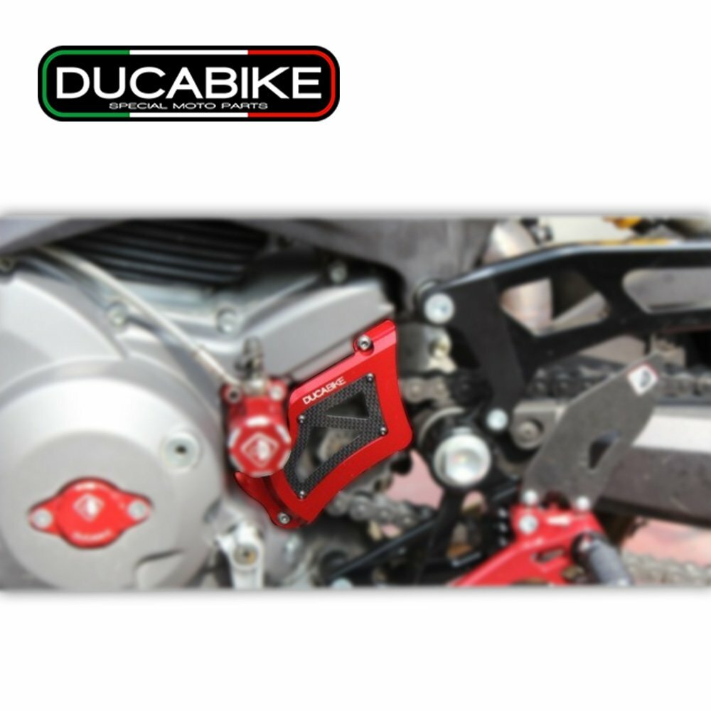 Copri Pignone Ergal lavorato da CNC Rosso CP01A Ducabike Ducati 999 2002 2006 Specjalna cena wysoka ocena