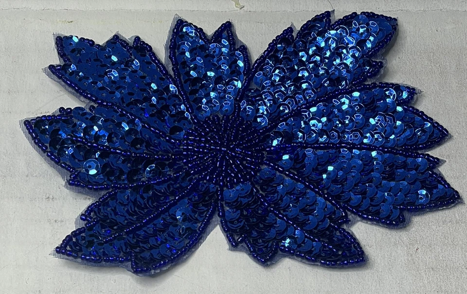 Accesorios de Disfraz Flapper Estilo Años 20 Vintage Lentejuelas Azules Foto 4 de 4