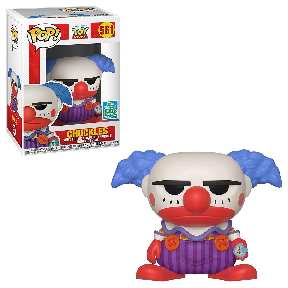 Chuckles Clown Summer Exclusive 2019 Toy Story POP! Disney #561 Figure Funko