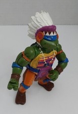 TMNT Ninja Turtles Wacky Wild West Indian Chief Leo Figure 1992 Playmates Toys